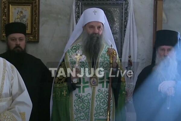 PATRIJARH PORFIRIJE U MANASTIRU JASENOVAC: Zlo ljudsko je malo gde pokazalo svoju najmanje ljudsku stranu kao ovde