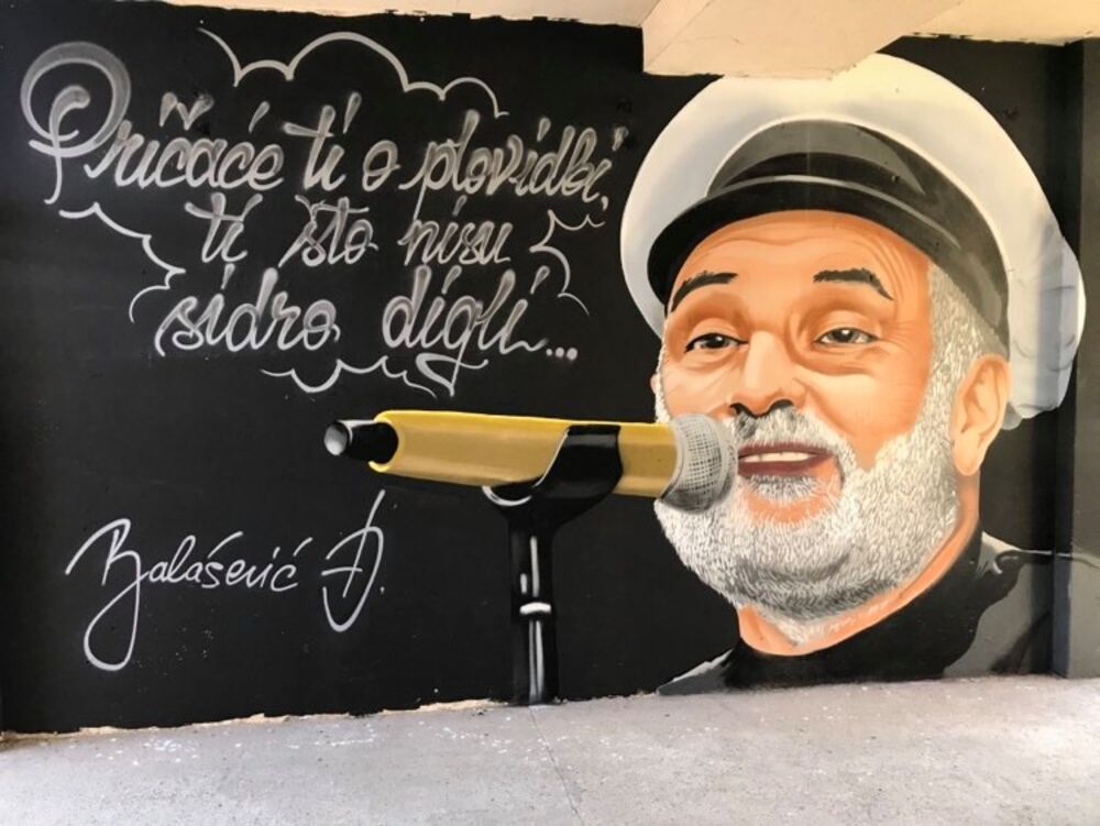 Đorđe Balašević, Mural, Novi Sad