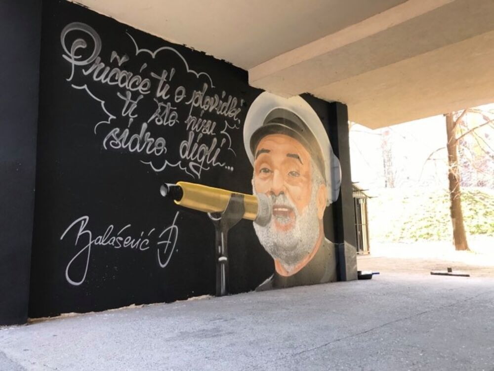 Đorđe Balašević, Mural, Novi Sad