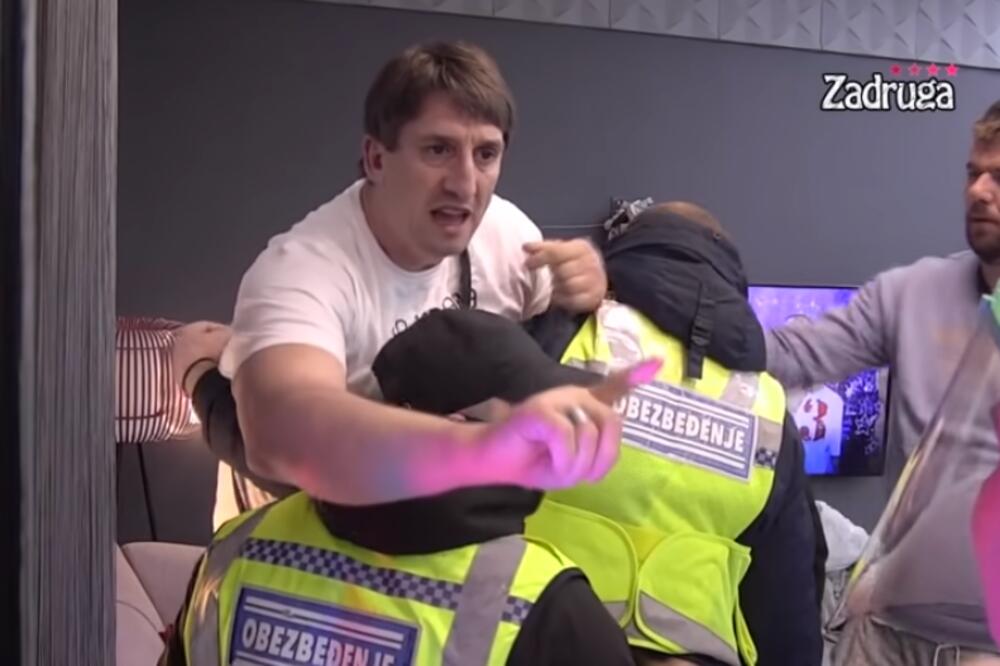 LIK IZ OBEZBEĐENJA GA JE UHVATIO ZA VRAT: Kristijan Golubović mu žestoko zapretio, OBRAČUNAĆE SE! (VIDEO)