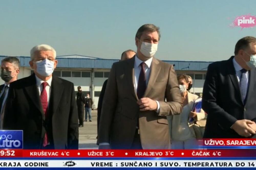 NEĆE BITI PORAZ KADA BIH PONUDI DRVO: Predsednik Vučić dao zanimljiv odgovor u Sarajevu!