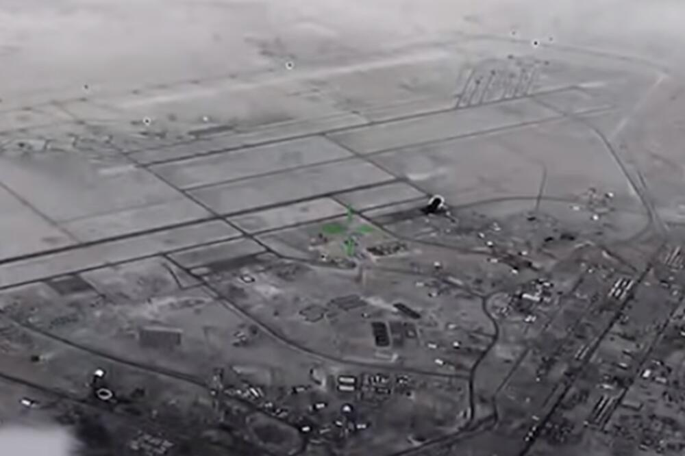 DOSAD NEVIĐEN SNIMAK ODMAZDE: Iranski projektili zasuli Američku vazduhoplovnu bazu (VIDEO)