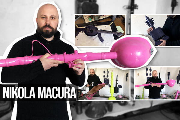 NOVOSADSKI VAJAR od oružja pravi INSTRUMENTE! NIKOLA MACURA ratne zvukove pretvorio u najlepše moguće (VIDEO)