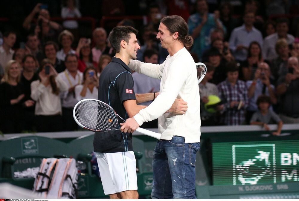Zlatan Ibrahimović, Novak Đoković