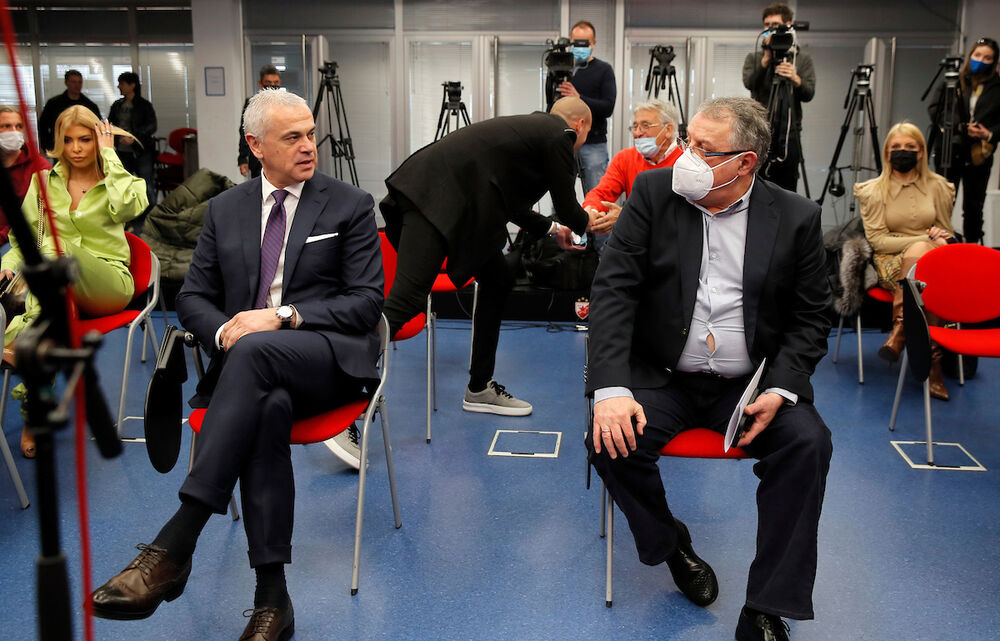 76. rođendan Crvene zvezde, Zvezdan Terzić, Nebojša Čović