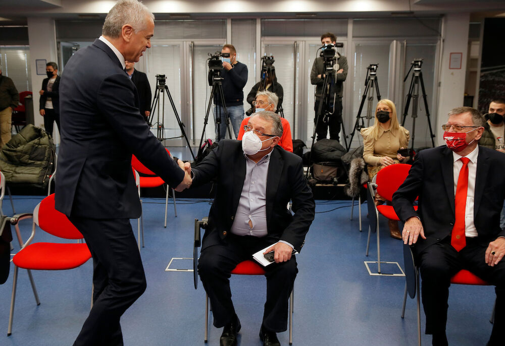 76. rođendan Crvene zvezde, Zvezdan Terzić, Nebojša Čović