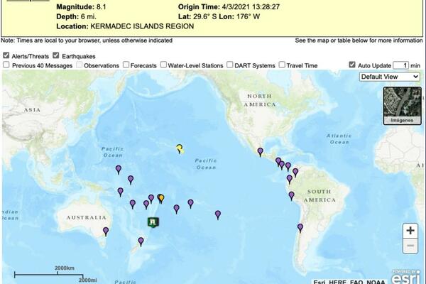 PRETE JAKI UDARI CUNAMIJA: Čak 13 država je u velikoj opasnosti