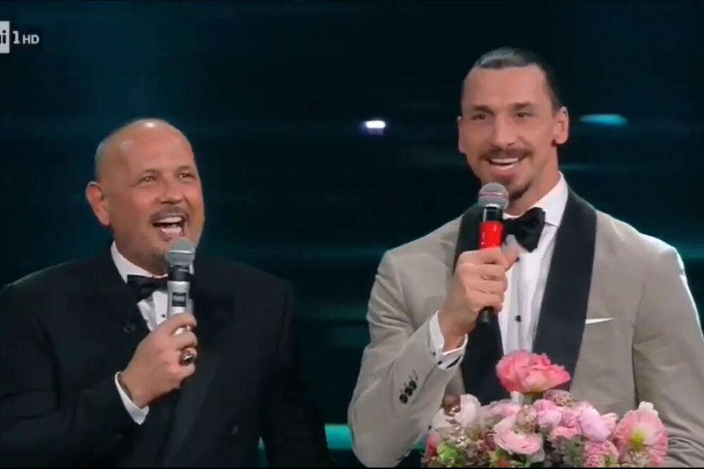 MIHA I ZLATAN ZABLISTALI NA SANREMU: Ne ide im kao fudbal, ali duo je oduševio sve! (VIDEO)