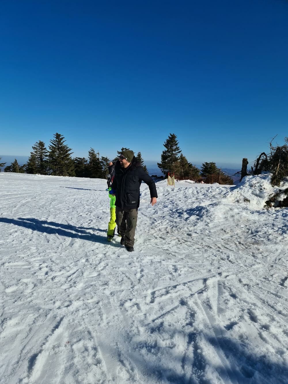 Ognjen Amidžić sa sinom