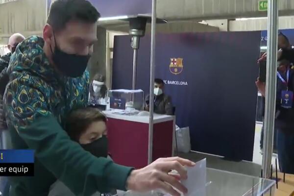 IZBORE ZA PREDSEDNIKA BARSELONE OTVORIO MESI! Argentinac je glasao za novog prvog čoveka kluba iz Katalonije