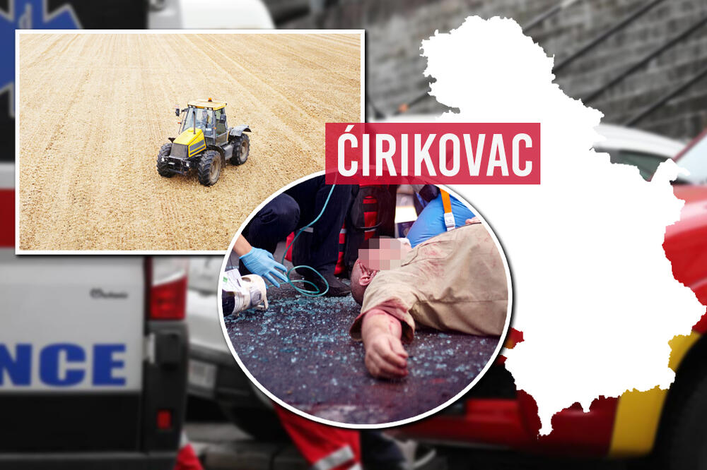 TREĆA TRAGEDIJA POGODILA SRBIJU! Traktor usmrtio čoveka kod Požarevca