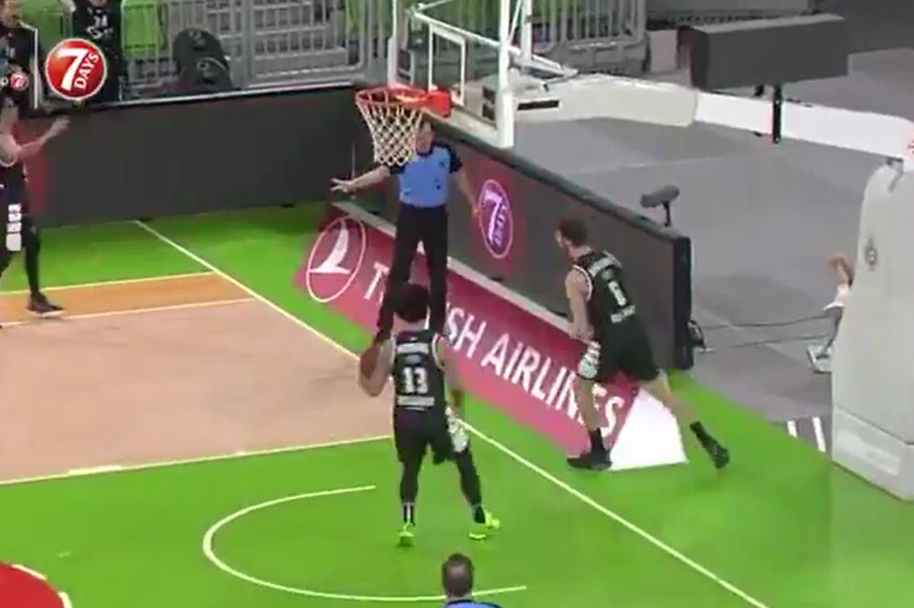 MONSTROUZNO! NBA Dangubić iščupao obruč i odneo ga kući! (VIDEO)