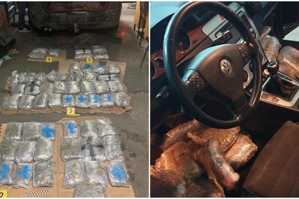 U AKCIJI "GNEV" ZAPLENJENO 33 KILOGRAMA DROGE KOD BRUSA! Sumnja se da su narkotici sa Kosova! (FOTO)