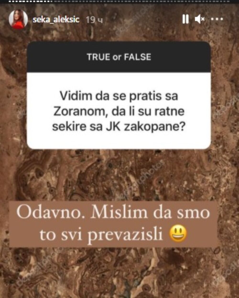 Jelena Karleuša, Seka Aleksić