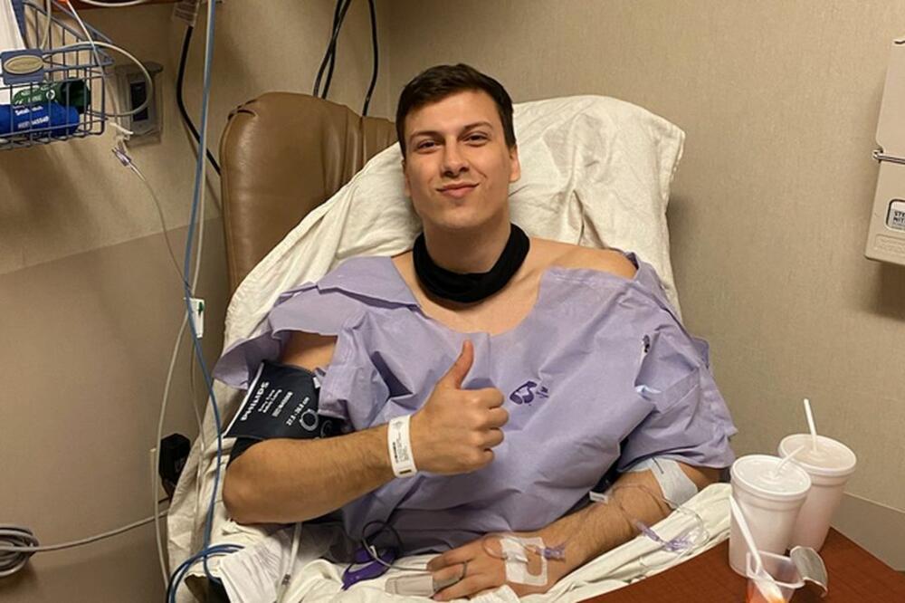 DRAGA KOŠARKO, NEDOSTAJAĆEŠ MI... Najveći crnogorski talenat se javio iz bolnice posle teške povrede i operacije!