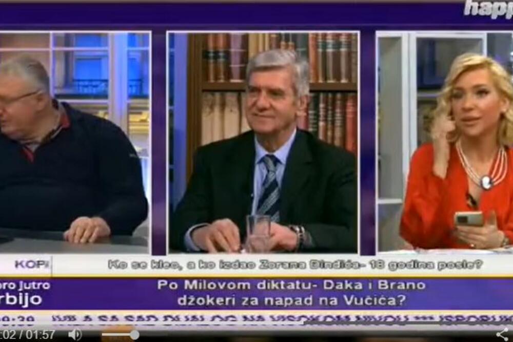 ŠEŠELJ JE GOSTOVAO KOD JOVANE JEREMIĆ I U PROGRAMU UŽIVO JE URADIO NEVEROVATNU STVAR: Voditeljka se ŠOKIRALA! VIDEO