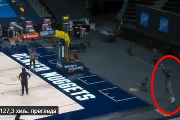 DONČIĆ JE VEĆ TROJKOM IZ SVLAČIONICE NAJAVIO JOKIĆU ŠTA ČEKA NJEGOVE NAGETSE: Luka u stilu Karija izveo magiju