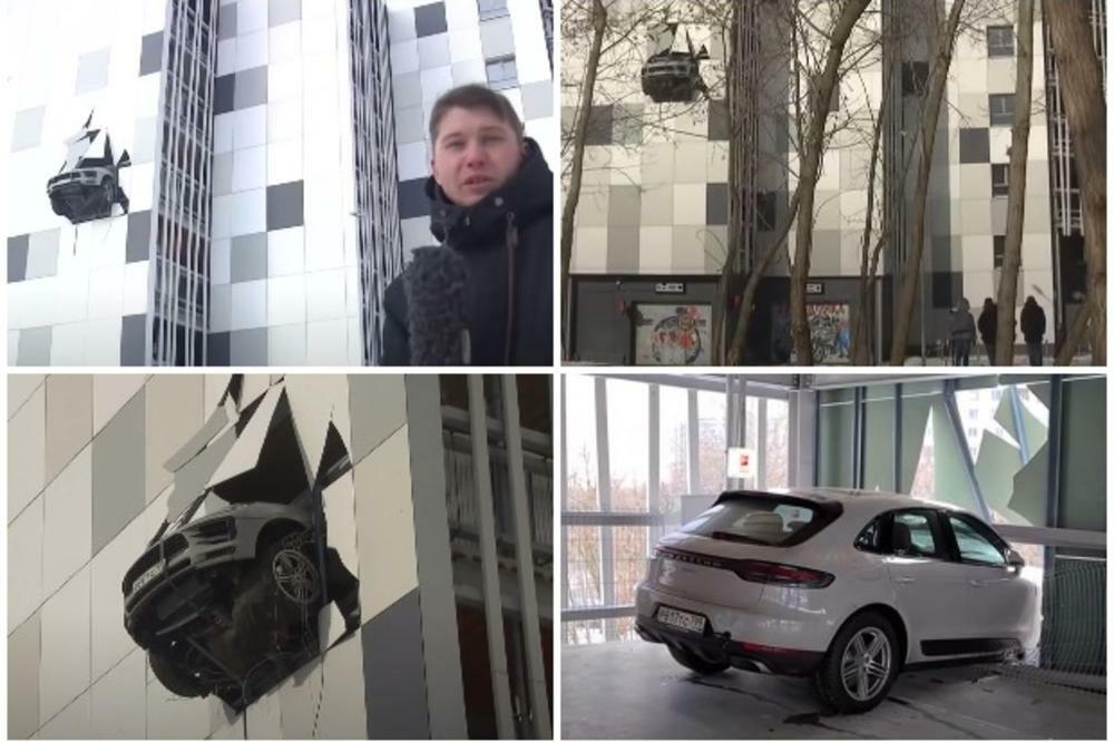 JEZIVA SCENA! SLAVNI RUSKI SPORTISTA ZAMALO POGINUO SA CELOM PORODICOM: Auto je visio s 3. sprata tržnog centra!