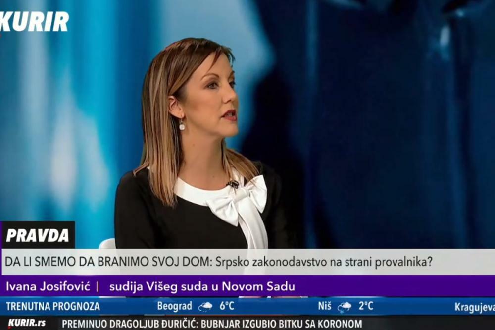 IVANA JOSIFOVIĆ OTKRILA VAŽNU STVAR ZA GRAĐANE: U kojim slučajevima, imaju pravo na nužnu odbranu?