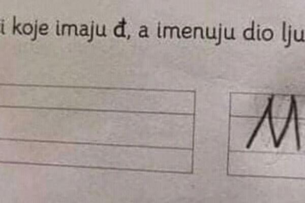 DVE REČI SA Đ KOJE IMENUJU DEO LJUDSKOG TELA: Ovaj učenik je nova ZVEZDA društvenih mreža