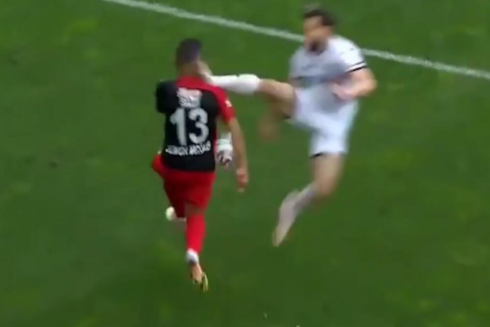 ŠTA JE S MOZGOM?! NAJBRUTALNIJI START ČITAVE SEZONE: Malo je falilo da mu "skine" glavu s ramena! (VIDEO)