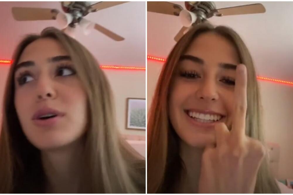 DA LI JE MOGUĆE? Devojka pokazala koliko joj je DUGAČAK srednji prst, ceo svet ODLEPIO! (VIDEO)