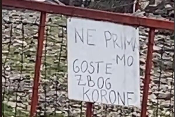 KOMŠIJE POŠTUJU MERE! Zbog natpisa na kapiji u kuću im sigurno niko neće ući, 400.000 ljudi videlo hit snimak