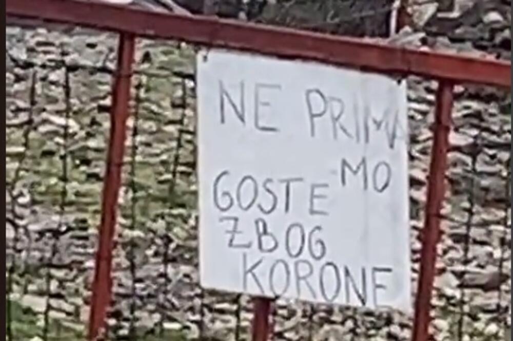 KOMŠIJE POŠTUJU MERE! Zbog natpisa na kapiji u kuću im sigurno niko neće ući, 400.000 ljudi videlo hit snimak