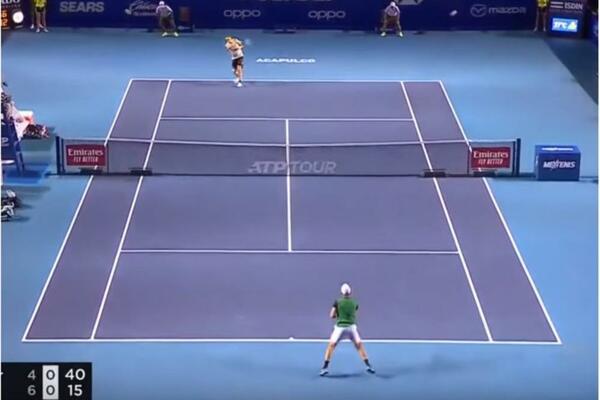 ZEMLJOTRES USRED MEČA, BUKVALNO! Zverev i Kepfer unezvereni gledaju kako se sve trese! Epicentar na 30km dalje!