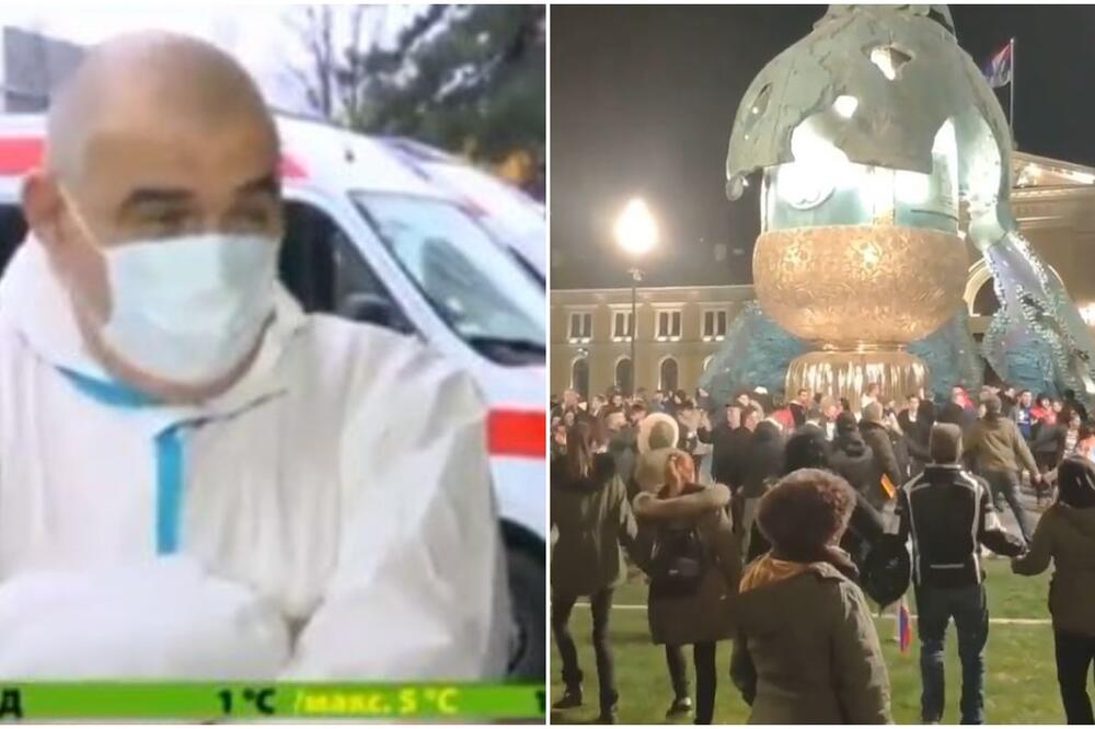 DOĐITE MALO NA INFEKTIVNU KLINIKU, DA VIDITE TE JADNE LJUDE! Poruka srpskog lekara ANTIVAKSERIMA iz sinoćnjeg kola