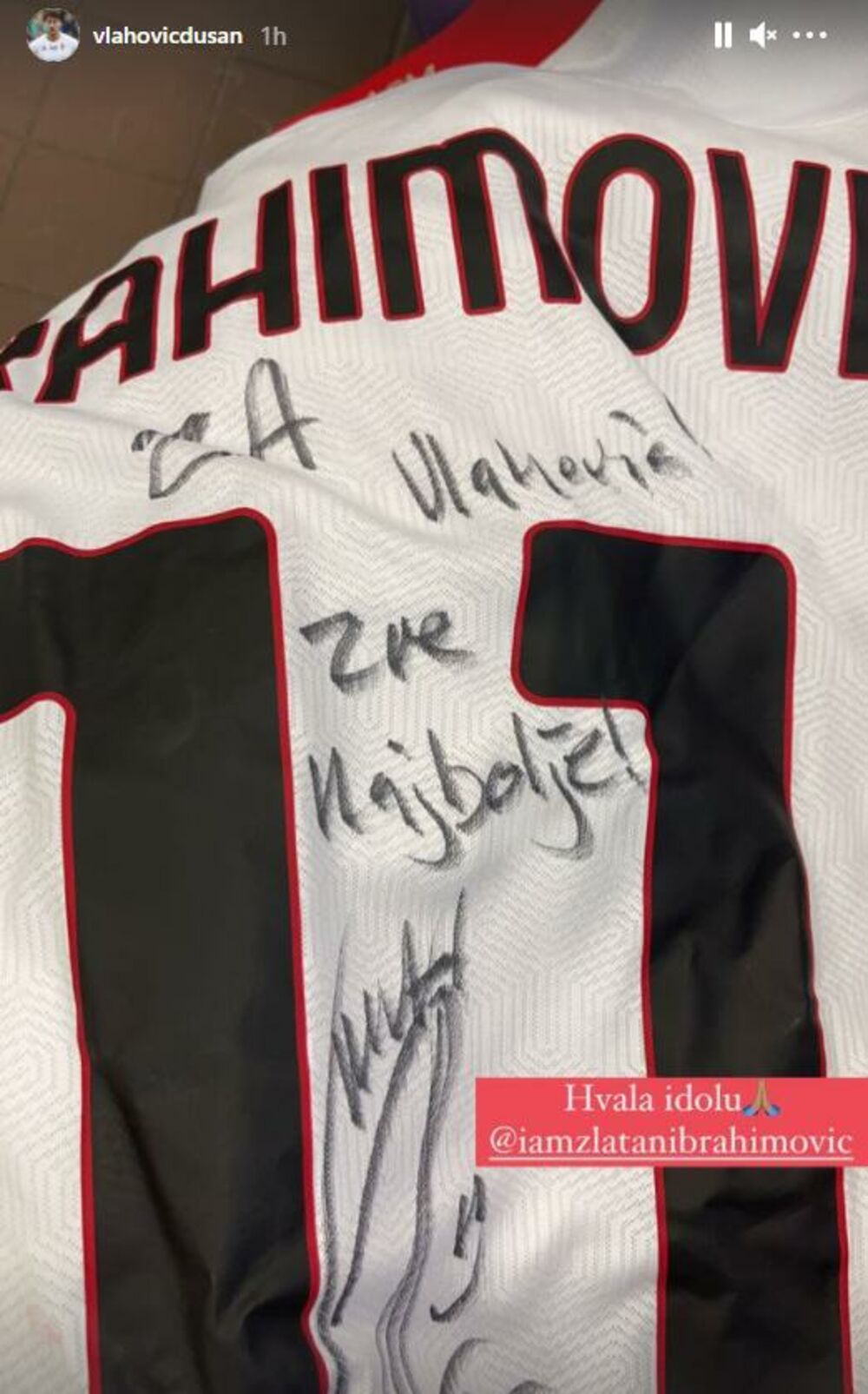 Dušan Vlahović, Zlatan Ibrahimović