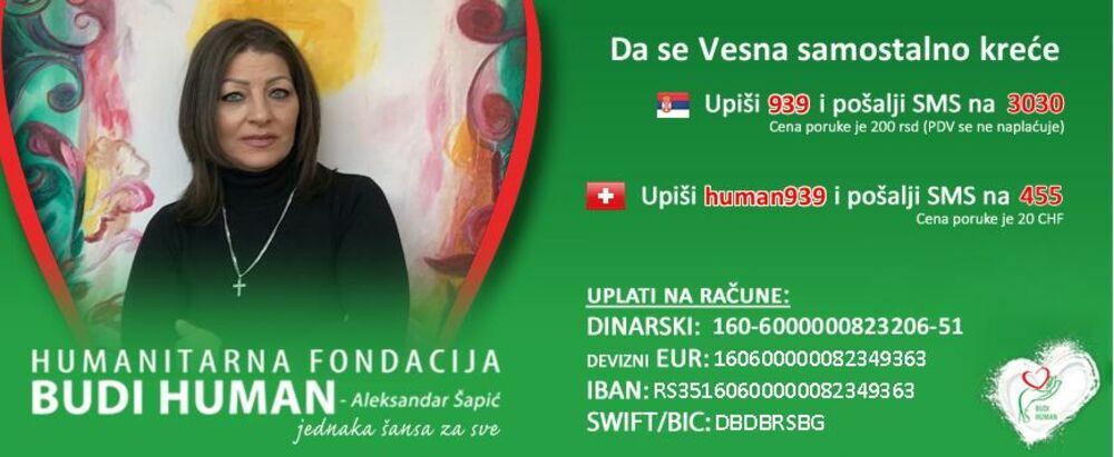 Budi human, Vesna Stojković