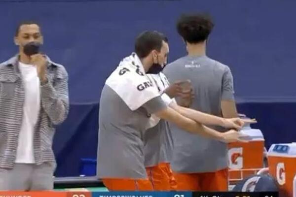 POKUŠEVSKI ISPISAO NBA ISTORIJU: A onda je Srbin pokazao svoje plesne pokrete! Saigrači ga gledali u neverici!