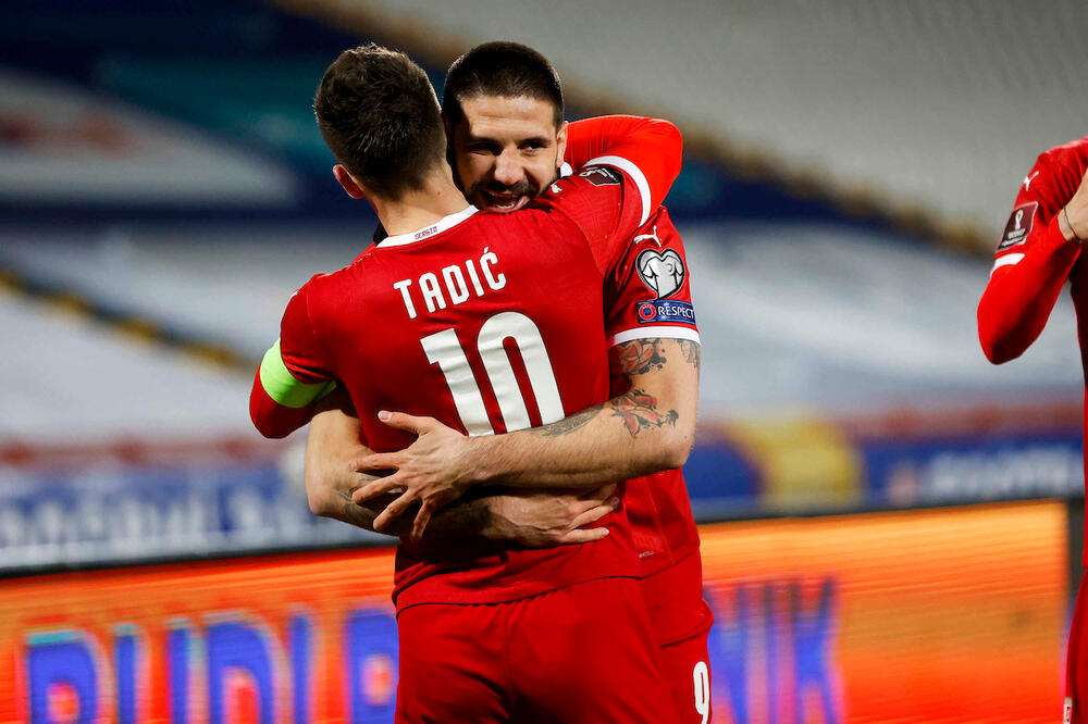 "ORLOVI" VLADAJU STATISTIKOM LIGE NACIJA: Mitrović najbolji STRELAC, Tadić ASISTENT, a jedan igrač je pravi HIT!