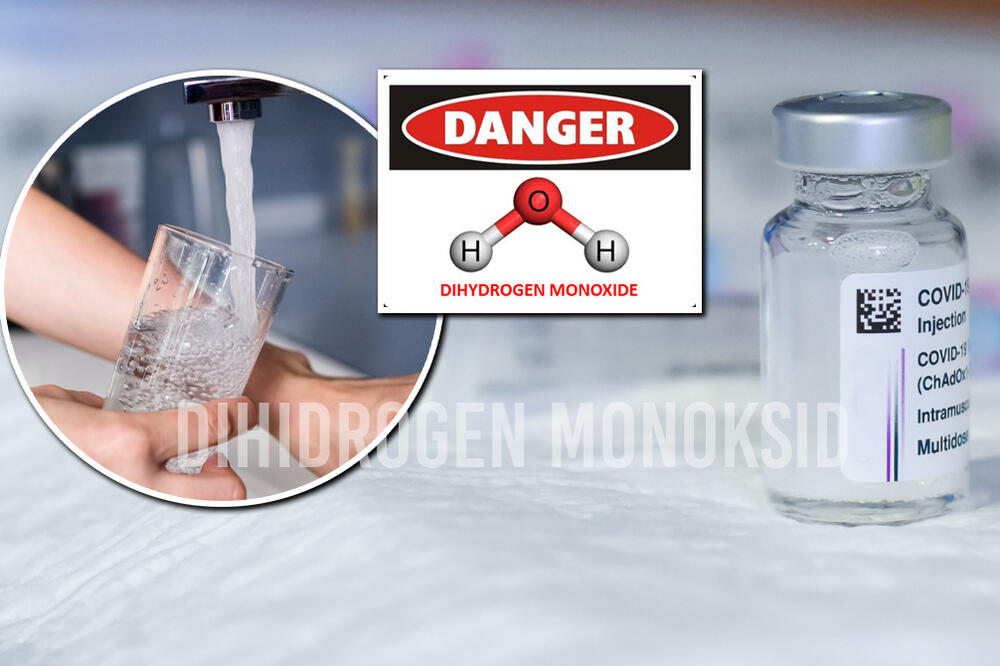 VAKCINE SADRŽE OPASAN DIHIDROGEN MONOKSID! Ova rečenica je sve što treba da znate o prosečnom srpskom ANTIVAKSERU!