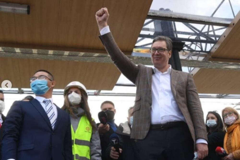 VUČIĆ DANAS IDE U OBILAZAK RADOVA, na mostu preko Južne Morave