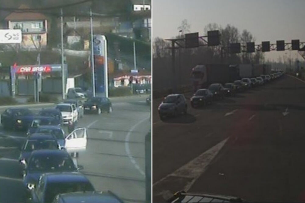 BOSANCI JUTROS MASOVNO KRENULI KA BEOGRADU! Kolone vozila čekaju na graničnom prelazu, svi žure da prime VAKCINU!