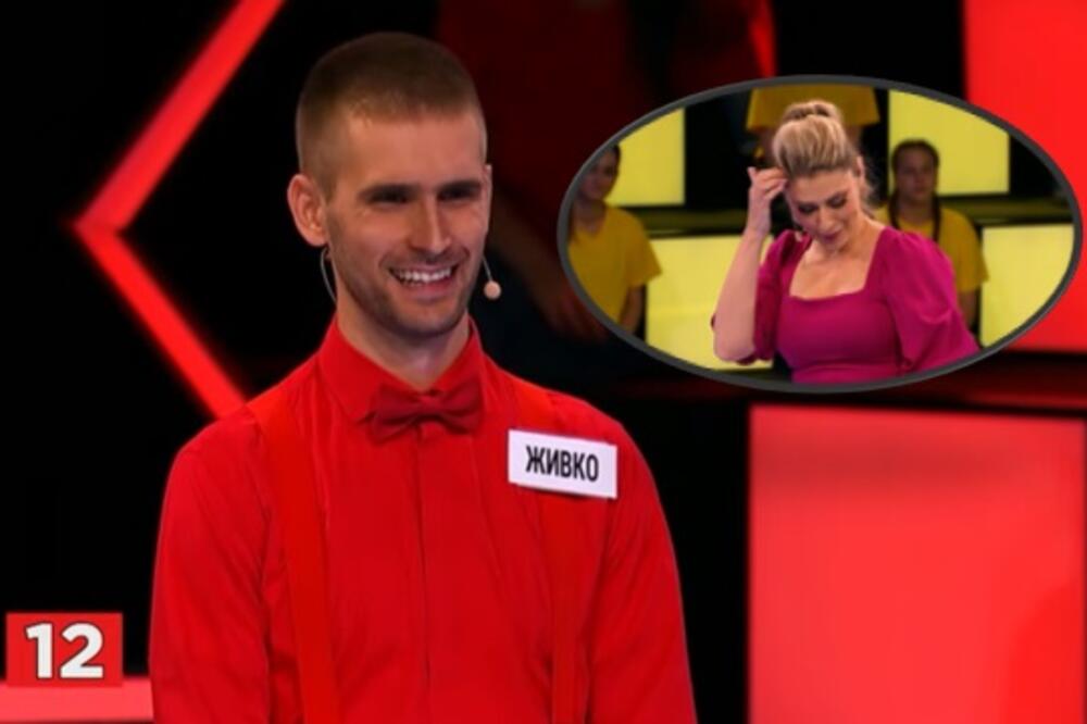 ZBOGOM, BISERIMA IZ SLAGALICE, ON JE POBEDNIK! Živko je sam sebi počeo da se smeje, reakcija voditeljke je NAJJAČA!