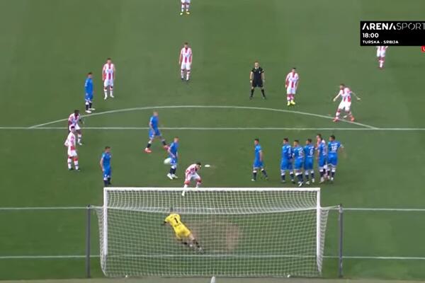 TO JE ZA NJEGA KAO PENAL: Katai predivno izveo slobodnjak i utabao Zvezdi put ka polufinalu! (VIDEO)