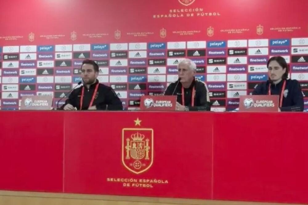 TENZIJA PRED MEČ ŠPANIJA - KOSOVO DOSTIŽE VRHUNAC! Portparol terao novinara da izgovori IME reprezentacije