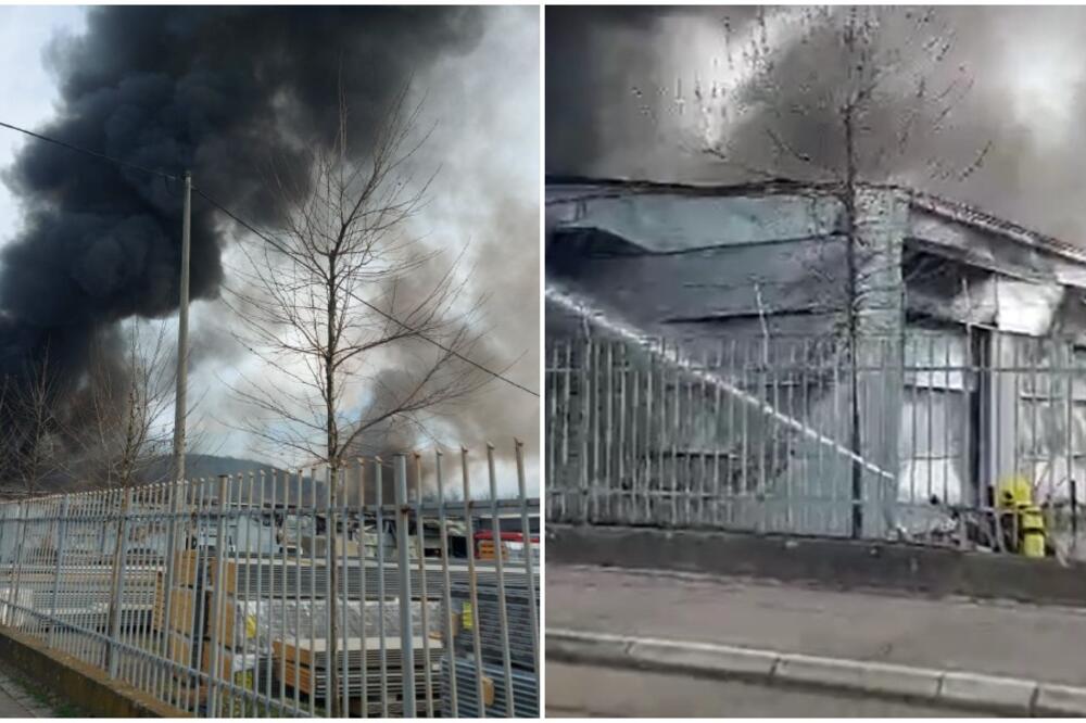 PRVI SNIMCI POŽARA U RAKOVICI! Vatrogasci 40 minuta pokušavaju da se izbore sa vatrenom buktinjom, STRAŠNO (VIDEO)