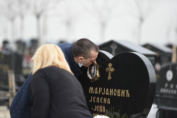 PROŠLO JE 5 GODINA OD UBISTVA JELENE MARJANOVIĆ! Na grobu pevačice cveće i upaljene sveće (FOTO)