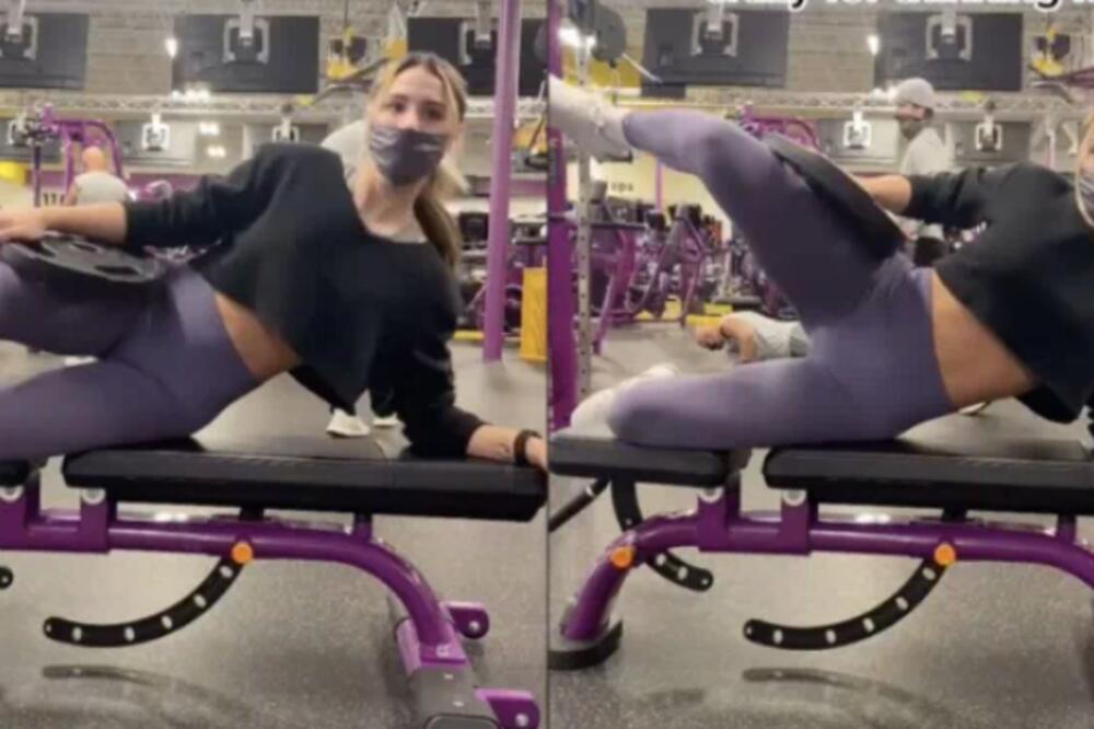 INFLUENSERKA U OGLEDAJU TERETANE PRIMETILA JEZIVO PONAŠANJE NEPOZNATOG MUŠKARCA: "Šta vi mislite"? (VIDEO)