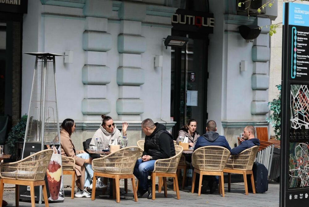 Kafići, Lepo vreme, Sunčano, Sunce, Bašte, Kafić