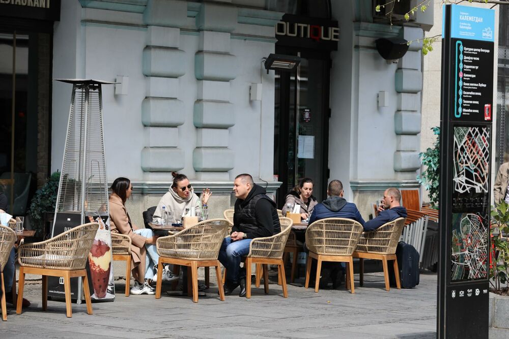 Kafići, Lepo vreme, Sunčano, Sunce, Bašte, Kafić