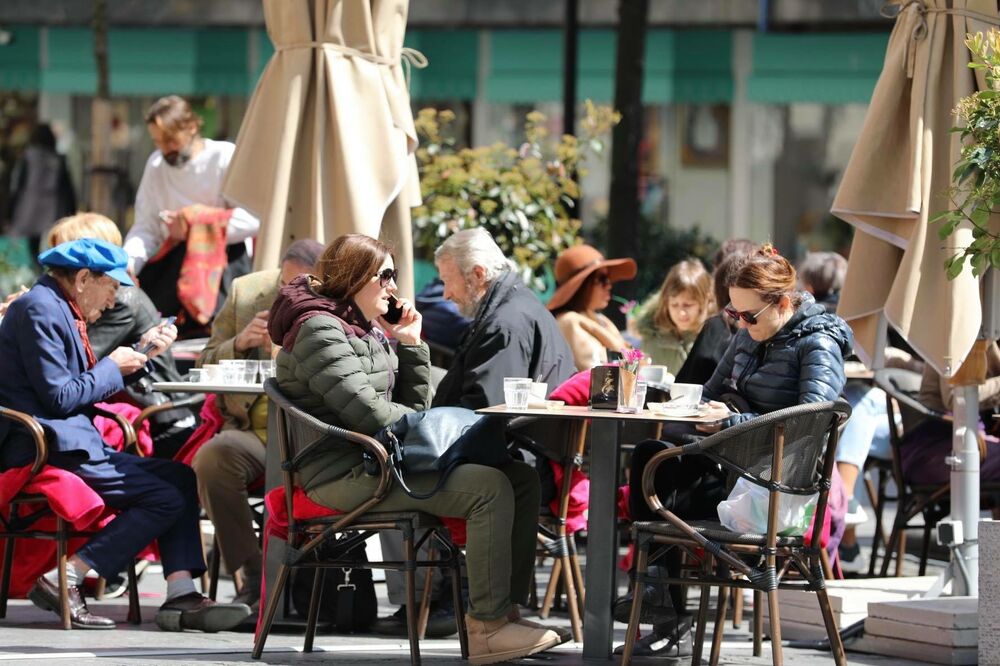 Kafići, Lepo vreme, Sunčano, Sunce, Bašte, Kafić