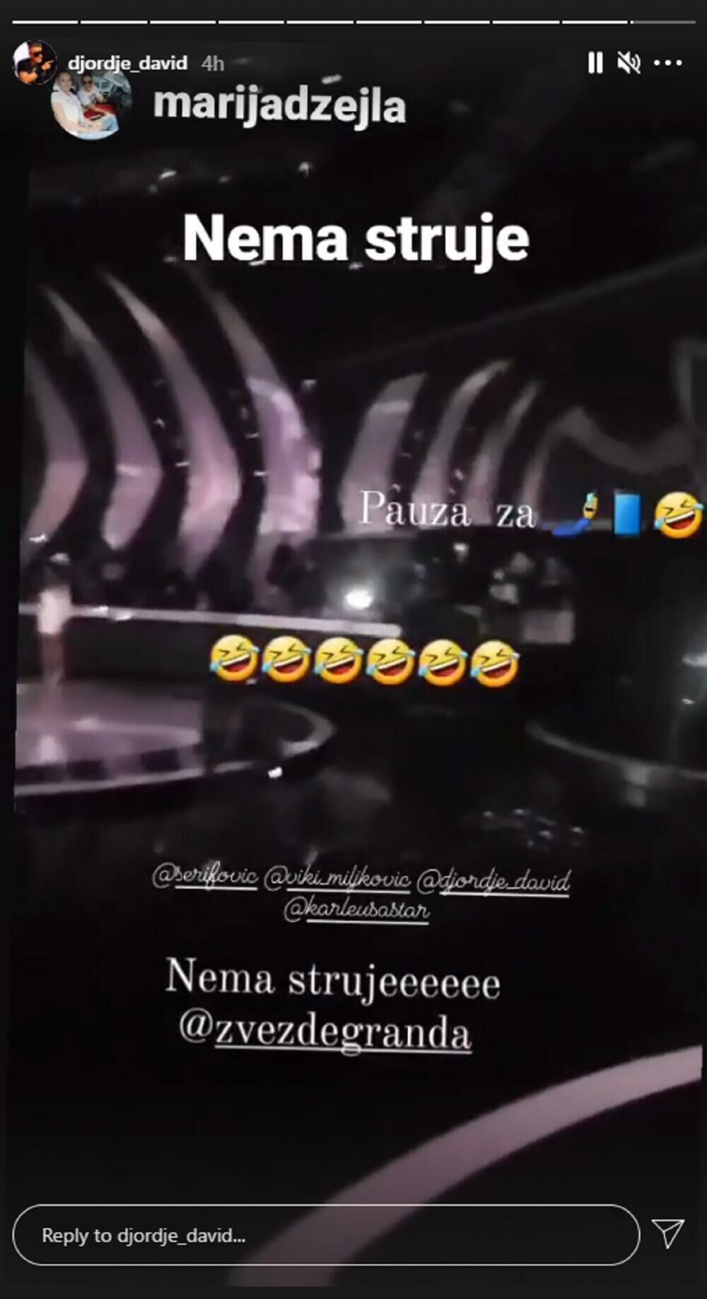 zabava, estrada, đorđe david, zvezde granda