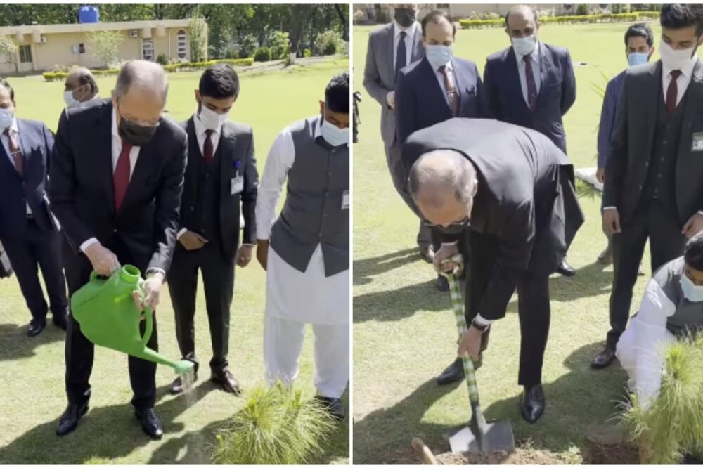 LAVROV U PAKISTANU ZASADIO DRVO PRIJATELJSTVA: Himalajski kedar se smatra SIMBOLOM MIRA! (VIDEO)
