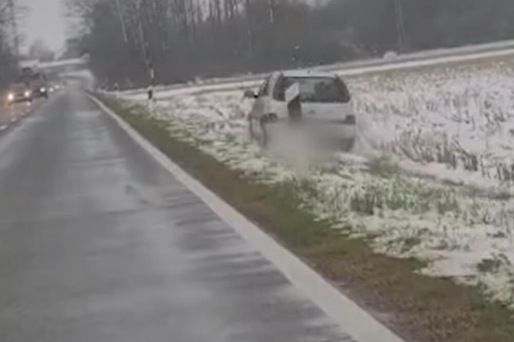 HAOS U HRVATSKOJ! Vozila pijana, vozač iza nje snimao, a onda je sve pošlo po zlu (VIDEO)