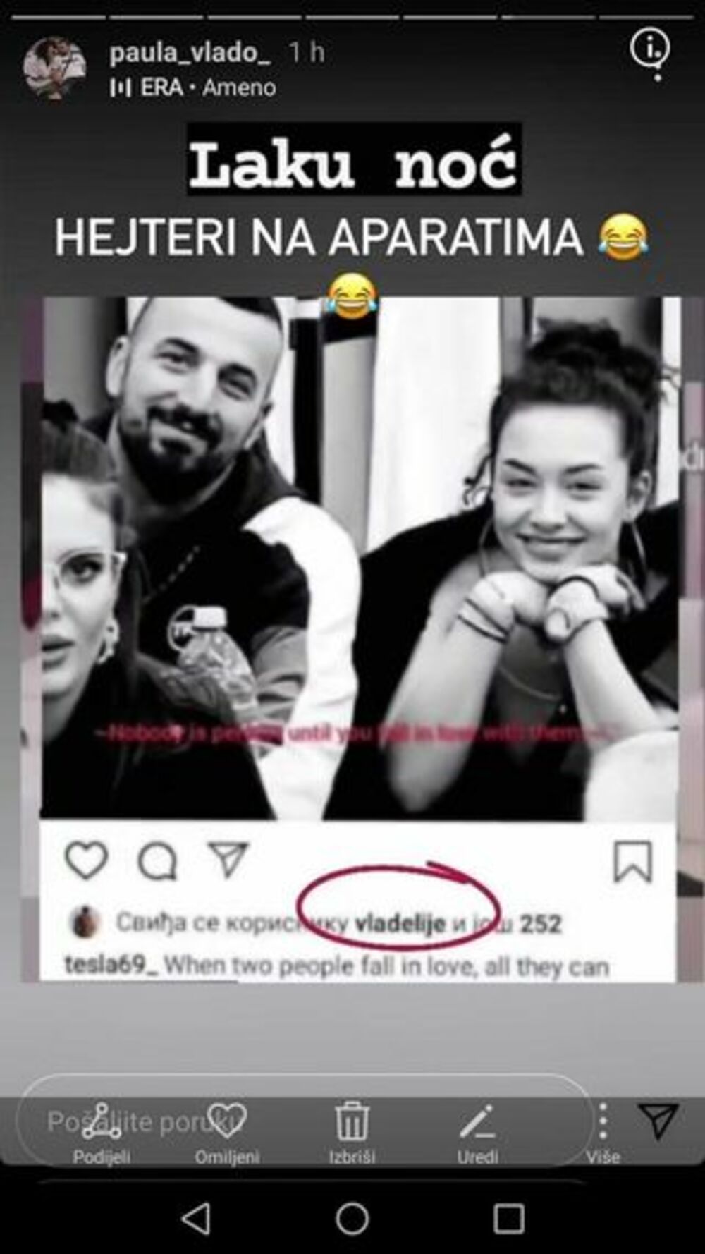 zabava, zadruga, vladimir tomović, paula hublin